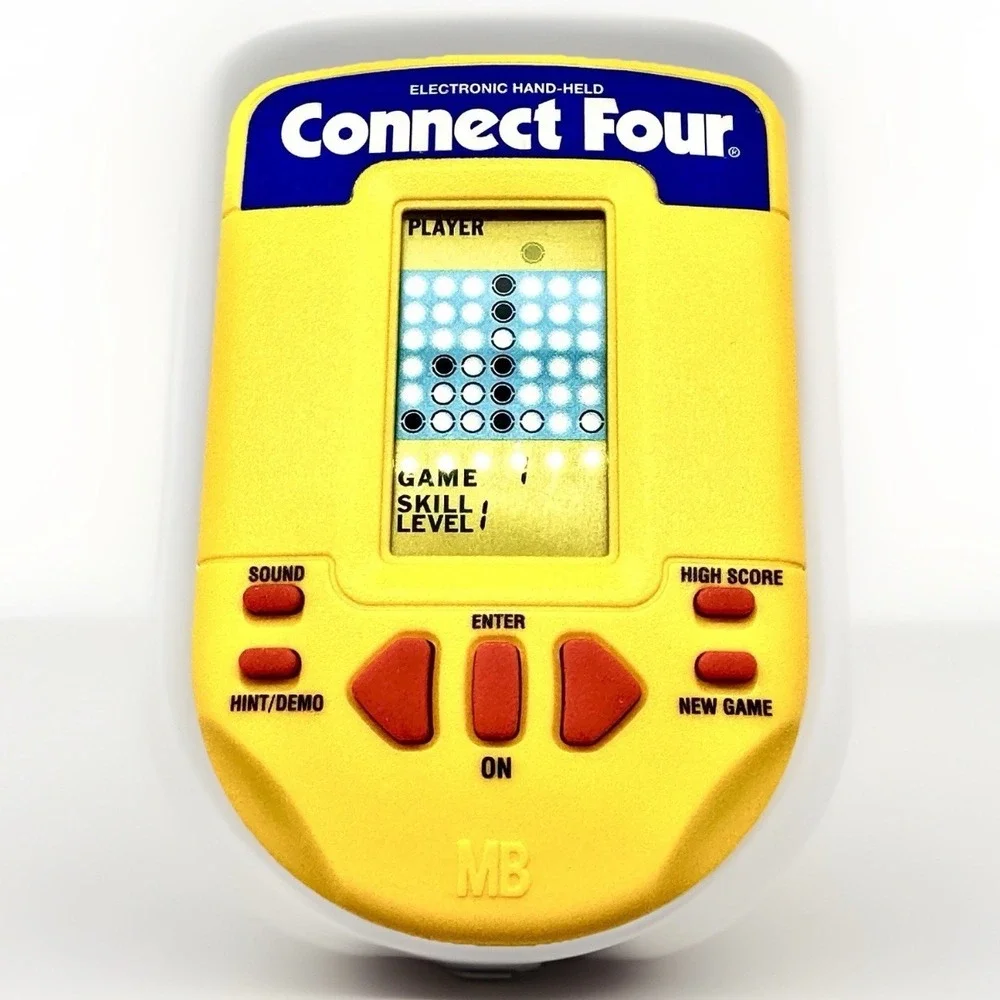 Vintage 1995 Milton‎ Bradley Connect Four Handheld Electronic Game Retro 90s Toy
